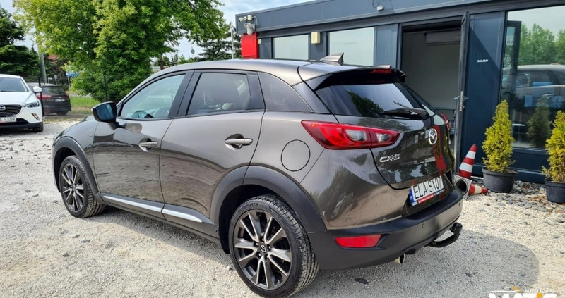 Mazda CX-3 cena 59900 przebieg: 209000, rok produkcji 2016 z Łowicz małe 781